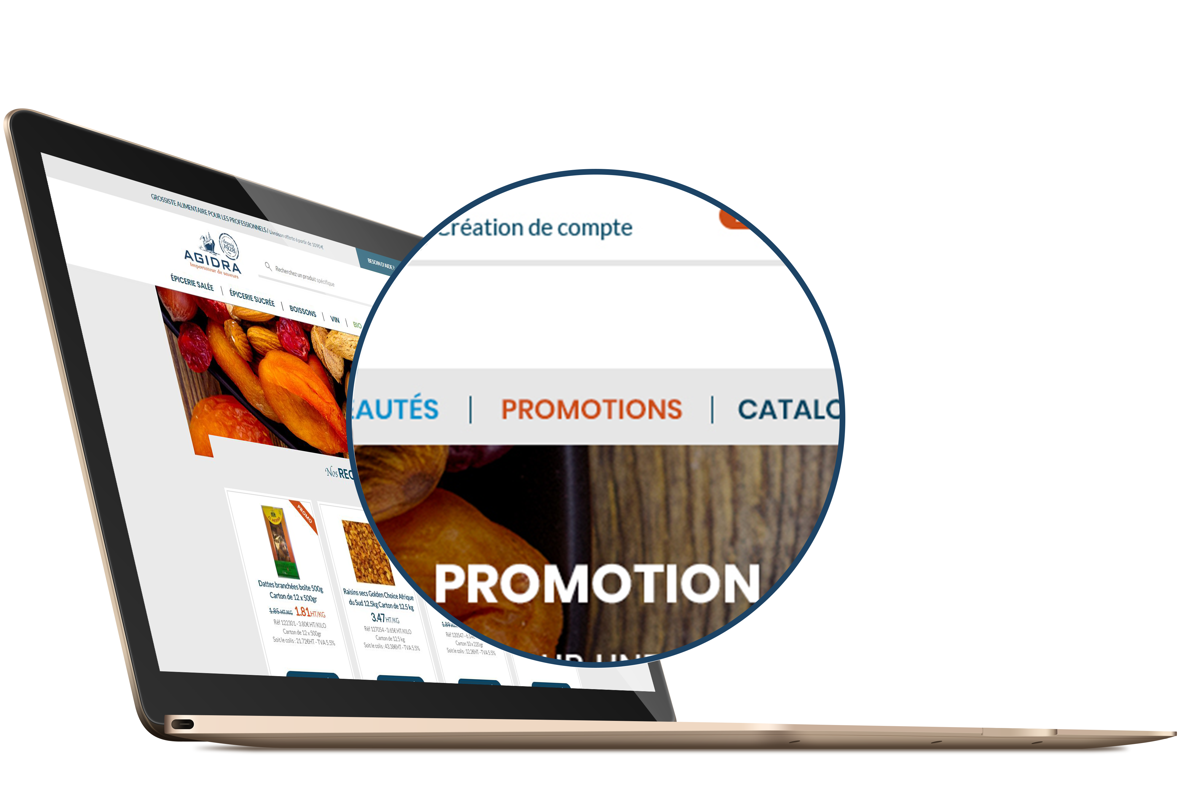 Nouveautés et promotions d'Agidra grossiste alimentaire