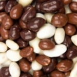 Arachides enrobées 3 chocolats<br>