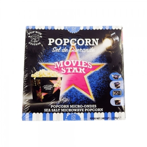 Popcorn salé micro-ondes boîte 100g  PAV DE 18
