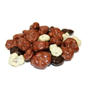 Raisins secs enrobés 3 chocolats  Seau de 6 kg