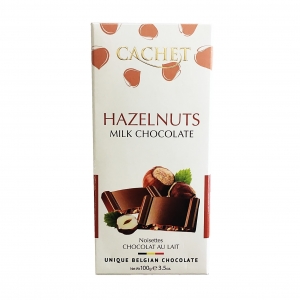 Chocolat lait noisettes  tablette 100g CT 12TAB