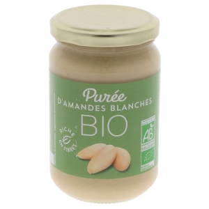 Purée d'amande blanche BIO  pot 300g CT 6 POTS