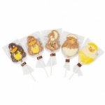 Sucettes en chocolat poussins display de 24  DISPLAY DE 24