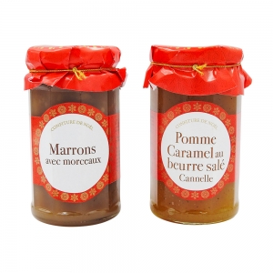 Confiture de marrons avec morceaux 270g  CT 6 POTS