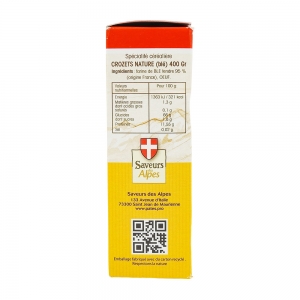 Crozets natures   boîte 400g Carton de 12 x 400gr