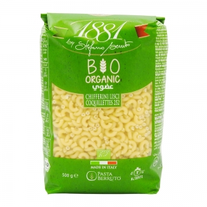 Pâtes italiennes Coquillette BIO n°252  500g 1881 Carton de 20 x 500gr