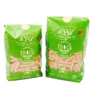 Pâtes blé complet Penne n°31 BIO pqt 500g 1881  Carton de 20 x 500gr