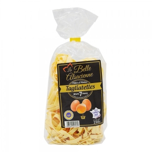 Pâtes aux oeufs Tagliatelles France paquet 250g  Carton de 10 x 250gr