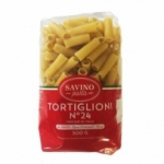 Pâtes Tortiglioni n°24 pqt 500g Savino Pasta<br>