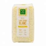 Riz long grain blanc paquet 1kg<br>