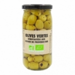 Olives vertes dénoyautées aux herbes BIO pne 160g<br>