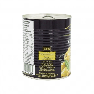 Olives vertes dénoyautées 34/37 Cartier boite 4/4  Carton x 12 (pne 360gr)