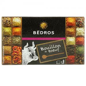 Bouillon de boeuf paquet 80g Bédros  Carton de 12 x 80G