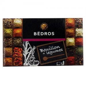 Bouillon de légumes paquet 80g Bédros  Carton de 12 x 80G