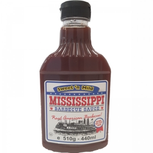 Sauce barbecue   flacon 510g Mississippi Carton de 6 X 510G
