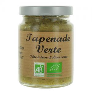 Tapenade verte BIO  pot 90g Carton 12 pots de 90gr