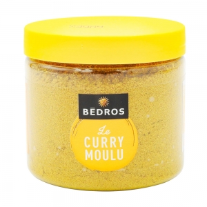 Curry moulu pot 85g Bédros  Carton de 12 x 85 gr