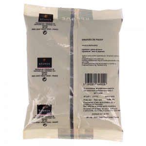 Graines de pavot paquet 250g Bédros  CARTON DE 20 X 250 GR