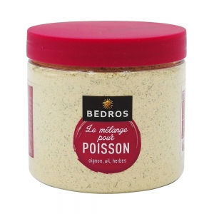 Mélange pour poisson pot 100g Bédros  Carton de 12 x 100 gr