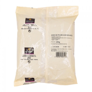 Poivre noir grain paquet 250g  CARTON DE 20 X 250 GR