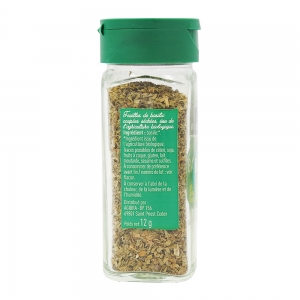 Basilic feuilles BIO flacon 12g Bédros  CT 10 FLAC 12 GR