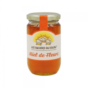 Miel de fleurs  pot 375g carton de 6