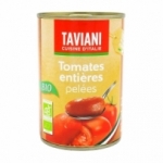 Tomates entières pelées BIO boîte 240g<br>