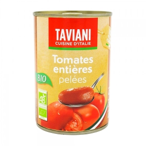 Tomates entières pelées BIO boîte 240g  CT DE 24