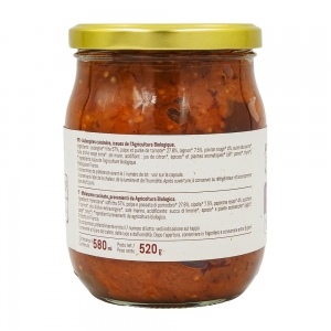Aubergines cuisinées BIO bocal 520g  COL DE 12