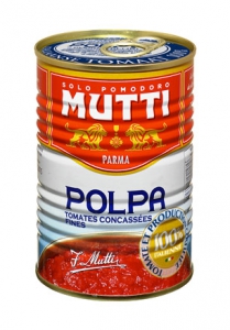 Tomate concassée en pulpe fine boîte 5/1 Mutti  CT X 3 BOITES
