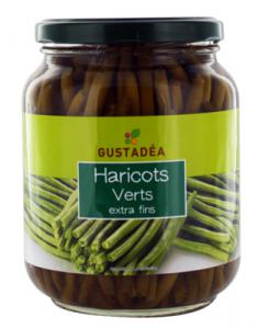 Haricots verts entiers extra-fins bocal 345gr  CT 12 pots