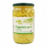 Flageolets verts extra fins France bocal 420g<br>