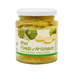 Fonds d'artichauts Pérou bocal 410g  CT 12 Bocaux