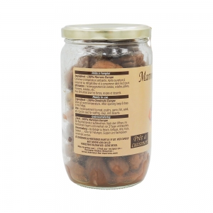 Marrons entiers cuits au naturel bocal 420g  CT 6 POTS