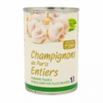 Champignons Paris entiers FRANCE<br>boîte 1/2