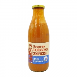 Soupe de poissons entiers bouteille 97cl  CT 6 BTL
