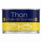 Thon entier huile de tournesol<br>conserve pne 260g