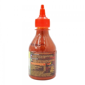 Sauce pimentée Sriracha bouteille 225g Exotic Food Carton de 12 X 225 GR