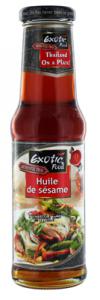 Huile de sésame  bouteille 250ml Exotic Food CT 6