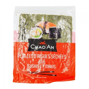 Feuilles d'algues séchées sachet 28g Chao'An  Carton de 48 x 28g