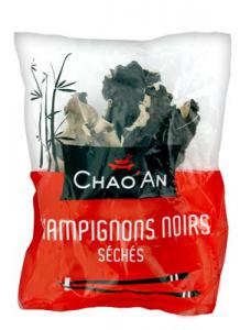 Champignons noirs séchés entiers pqt 80g Chao'an CT 50 SCH
