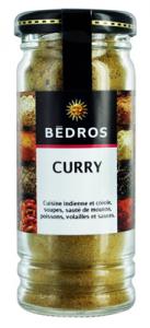 Curry de Madras flacon 42g Bédros  CT 6 FLAC