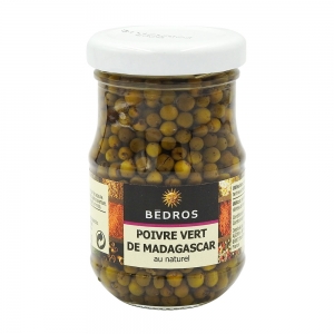 Poivre vert de Madagascar bocal 110gr Bédros  CT DE 12 BTE