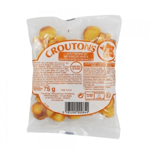 Croûtons goût fromage paquet 75g  CT 20 SACHETS