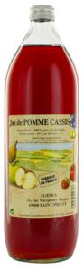 Pur jus de pomme cassis  bouteille 1L CT 6 BOUT