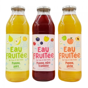 Boisson pomme poire sans sucres ajoutés btl 1l  CT 6