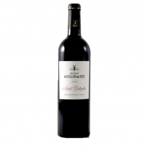 Vin rouge St-Estèphe moulin de Pez Haussmann 75cl  CT 6 BOUT