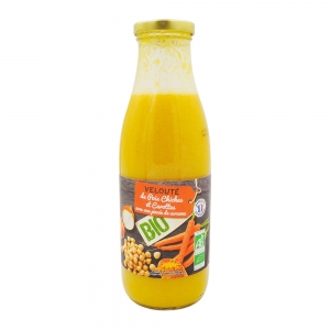 Velouté pois chiches carottes et oignons BIO 73cl  CARTON DE 6 BOUTEILLES