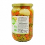 Jardinière de légumes BIO bocal 470g  BARQUETTES FILMEES PAR 12