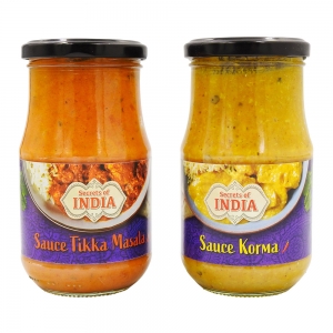 Sauce tikka masala bocal 350g  BARQUETTE FILMEE X 12
